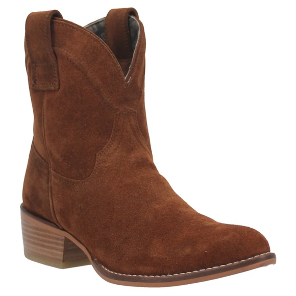 DINGO, TUMBLEWEED LEATHER BOOTIE, (whiskey) 10 - Picture 2 of 14